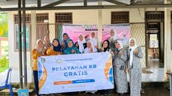 Peringati HUT IBI ke-75, IBI Ranting Pengumbuk Gelar Baksos Kesehatan di Desa Lebung Rantau Bayur
