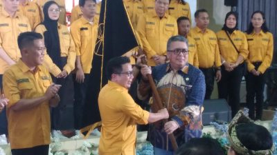 Momen Haru di Pelantikan AMKI Sumsel: Pidato Dede Umar Terhenti, Ketua DPRD Sumsel Andie Dinialdie Telepon Langsung dari Jakarta