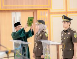 Perkuat Integritas dan Profesionalisme, Kejati Sumsel Lantik Sejumlah Pejabat Eselon III dan IV
