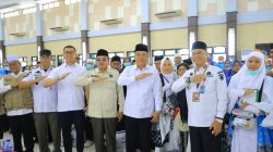 Wagub Cik Ujang Apresiasi Sinergi Petugas dalam Pemulangan Jamaah Haji Kloter II Asal Lahat
