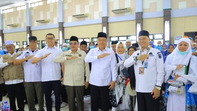 Wagub Cik Ujang Apresiasi Sinergi Petugas dalam Pemulangan Jamaah Haji Kloter II Asal Lahat