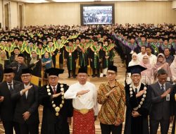Wagub Sumsel Cik Ujang Hadiri Wisuda ke-80 dan Milad ke-47 UMP, Dorong Perguruan Tinggi Cetak SDM Unggul dan Berdaya Saing