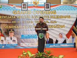Gubernur Herman Deru Resmikan Sriwijaya Health Institute, Dongkrak Kualitas SDM Kesehatan Sumsel