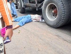 Tragis! Wanita Meninggal Dunia Terlindas Trailer di KM 68 Jalintim Palembang-Jambi, Jalan Bergelombang Diduga Jadi Pemicu