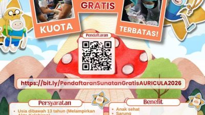 Kabar Gembira bagi Masyarakat Ogan Ilir! AMSA-Unsri Gelar Sunatan Massal Gratis AURICULA 2026