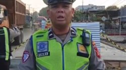 Pengecoran Jalintim KM 16 Banyuasin, Polisi Terapkan Sistem Buka-Tutup dan Himbau Gunakan Jalur Alternatif
