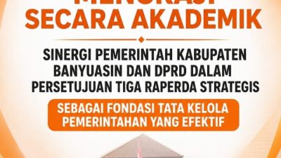 Kaji Sinergi Eksekutif-Legislatif, PMB Apresiasi Pengesahan Tiga Raperda Strategis di Banyuasin