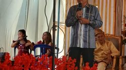 Di Tengah Pesta Pernikahan, Kades Galang Tinggi Edi Sabara Himbau Warga Cegah Karhutla dan Perbarui KK Berkode