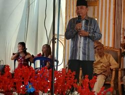 Di Tengah Pesta Pernikahan, Kades Galang Tinggi Edi Sabara Himbau Warga Cegah Karhutla dan Perbarui KK Berkode