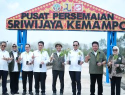 Menteri Kehutanan Resmikan Pusat Persemaian Sriwijaya Kemampo di Banyuasin, Kapasitas 10 Juta Bibit per Tahun