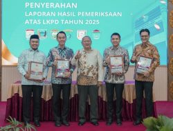 Bupati Panca Terima Opini WTP atas LKPD 2025, Pemkab Ogan Ilir Konsisten Jaga Transparansi