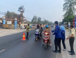 Antisipasi Dampak Kabut Asap, Bank Sumsel Babel Cabang Indralaya Bagikan 1.000 Masker