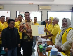 Didukung  17 DPD II Golkar Kabupaten/ Kota, Andie Dinialdie Resmi Daftar Bakal Calon Ketua DPD Golkar Sumsel