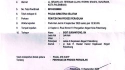 Babak Baru Kasus Irza Prasetya: Kuasa Hukum Afdhal Azmi Jambak Lapor JPU Sigit Subiantoro ke SPK Polda Sumsel