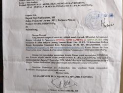 Irza Prasetya Minta JPU Sigit Subiantoro Banding Atas Vonis 6 Bulan Penjara untuk Junaidi alias Ajun