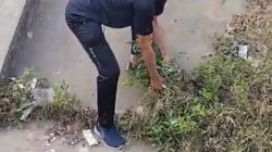 Dipimpin Lurah, Warga Pangkalan Balai Gelar Aksi Jumat Bersih di Area Thalib Wali