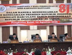 Khidmat Ikuti Pidato Kenegaraan Presiden RI, Bupati Askolani dan Forkopimda Banyuasin Serap Arah Kebijakan Pembangunan Nasional