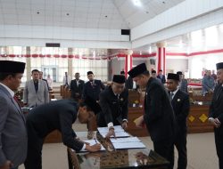 Donal Apri Resmi Dilantik Sebagai Anggota DPRD Ogan Ilir PAW Gantikan Almarhum Muhammad Sayuti
