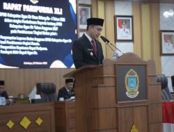 Bupati Ogan Ilir Sampaikan Pendapat Akhir dalam Rapat Paripurna Persetujuan Hasil Pembahasan APBD